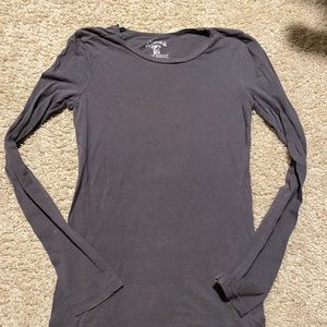 Super soft gray long sleeve tee